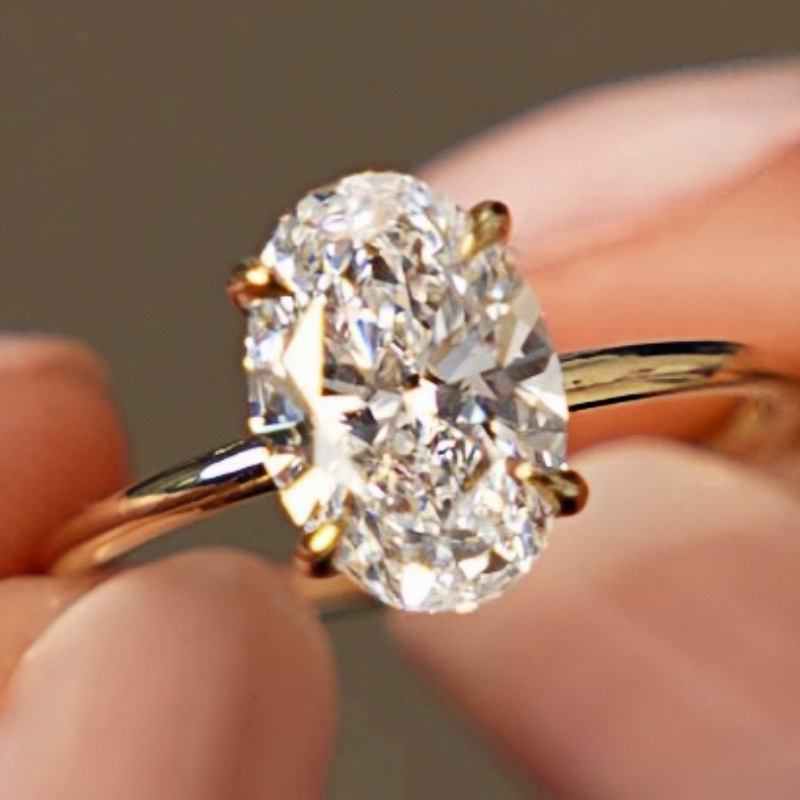 9K Yellow Gold 4-Prong S