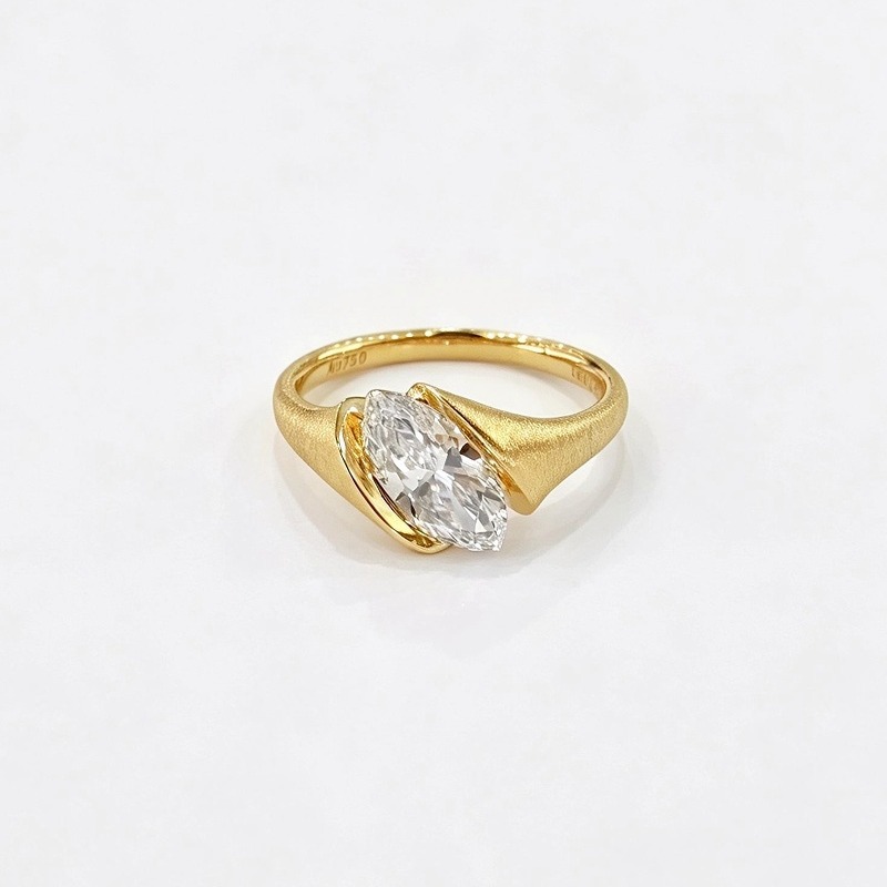 Custom Marquise Cut 1CT 