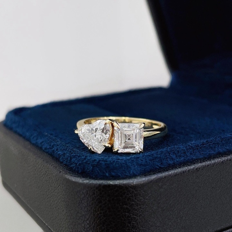 18K Gold Toi Et Moi Lab 