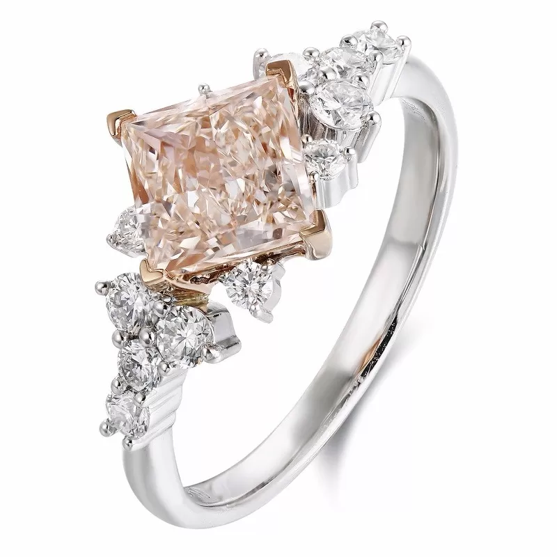 Princess Cut Fancy Pink 