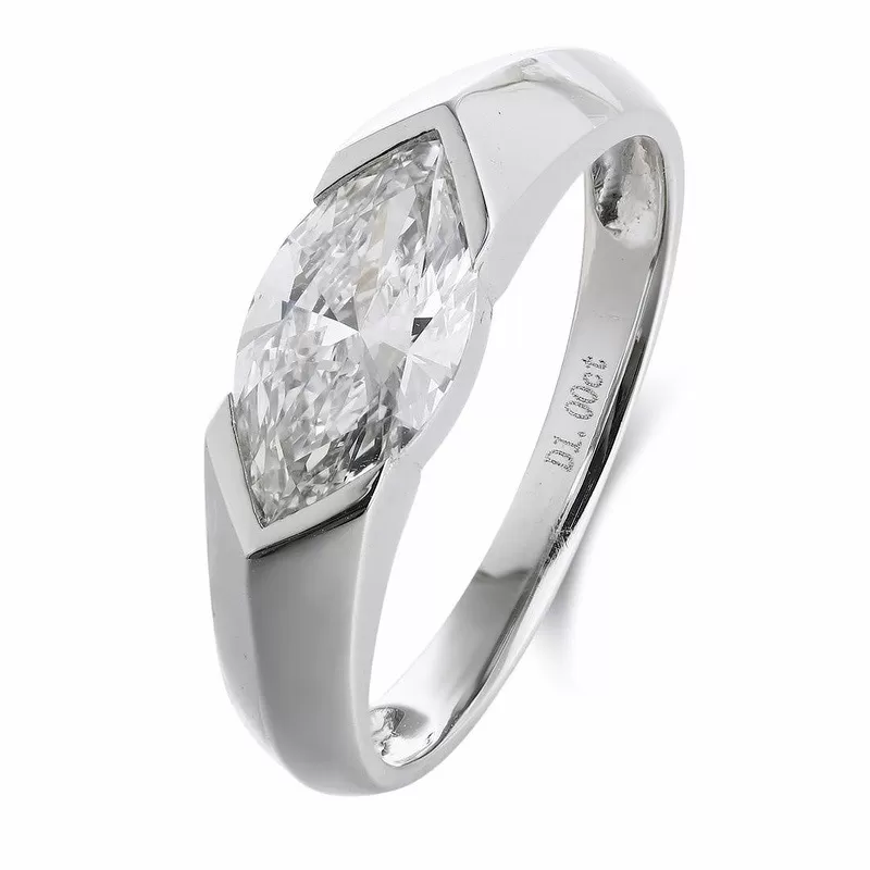 PT950 Platinum Marquise 