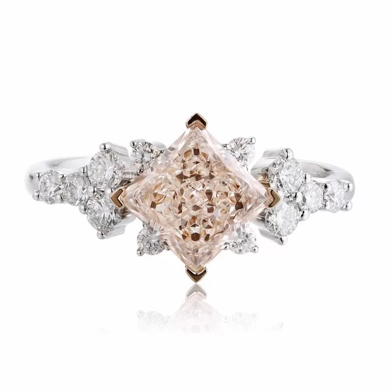 PT950 / 18K White Gold P